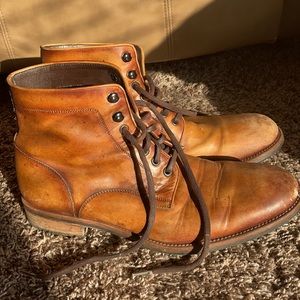 Magnanni light tan boots men’s 10.5